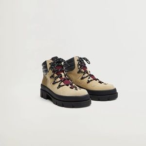 Leather Mountain Boots Size 8